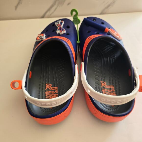 NWT Nerf x Crocs Classic Clog Blue Orange Size 9M/11W Hasbro FUN main image 5
